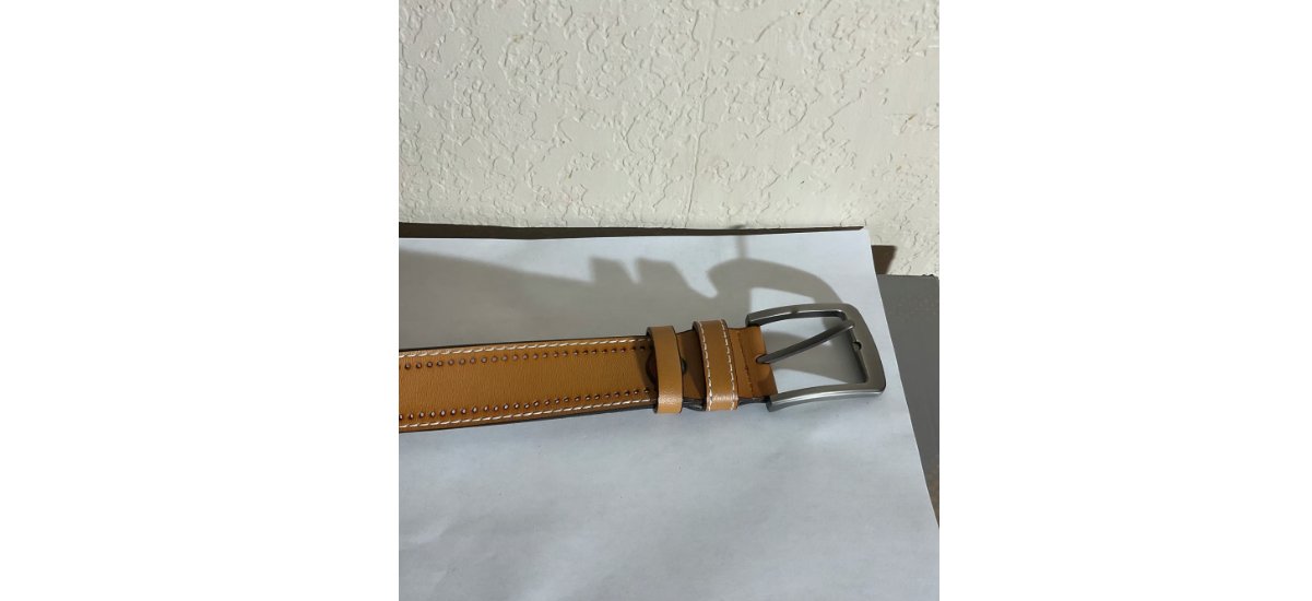 Genuine leather belt tan brown size 36 waist for men - Classic Fashion DealsGenuine leather belt tan brown size 36 waist for menBeltunbrandedClassic Fashion Deals