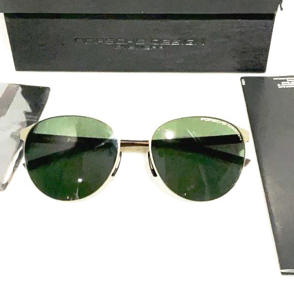 Porsche design sunglasses P8660 unisex round green lenses made in Italy - Classic Fashion DealsPorsche design sunglasses P8660 unisex round green lenses made in ItalyUnisex SunglassesPorsche DesignClassic Fashion Deals