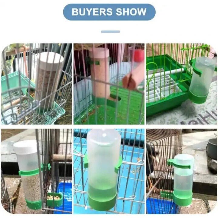 Bird cage Hanging water drinker for Large Capacity Plastic Container 4 pieces - Classic Fashion DealsBird cage Hanging water drinker for Large Capacity Plastic Container 4 piecesBird water drinkerUnbrandedClassic Fashion Deals