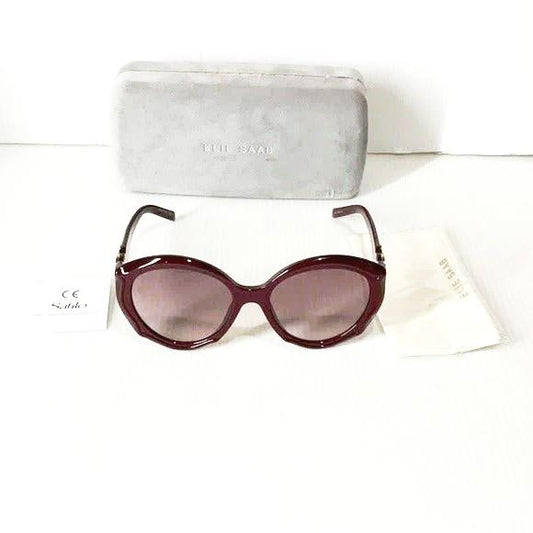 Elie saab woman’s sunglasses ES 03/G/S burgundy frame made in Italy - Classic Fashion DealsElie saab woman’s sunglasses ES 03/G/S burgundy frame made in ItalyElie SaabClassic Fashion Deals