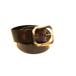 True religion leather belt Size 40 gunmetal buckle dark brown new