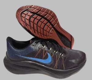 Nike zoom winflo 8 black photo blue running shoes size 9 us men