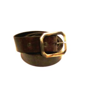 True religion leather belt 30 gunmetal buckle dark brown new