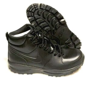 Nike Manoa working, hiking black leather boots for men size 11 us