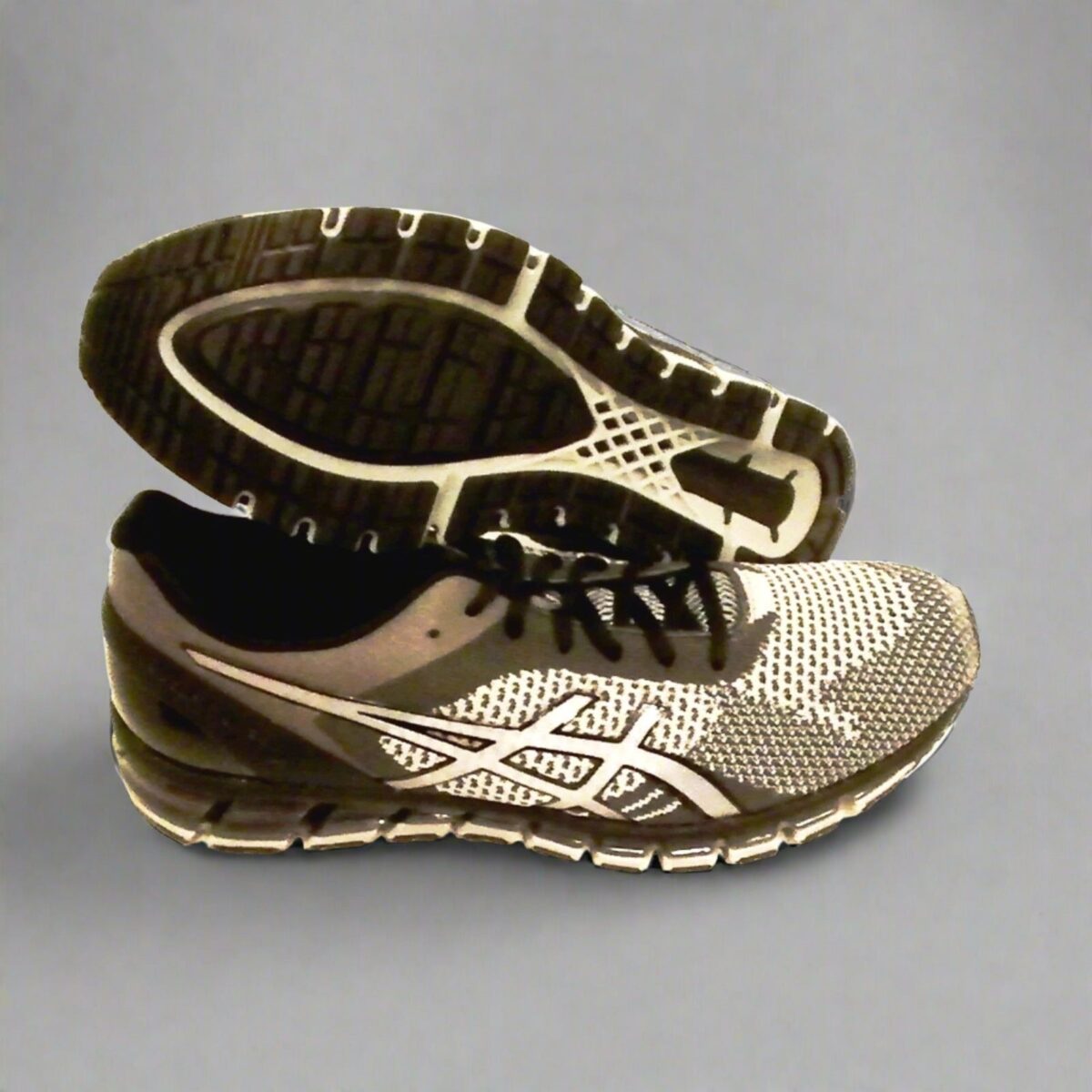 ASICS Men's Gel-Quantum 360 Knit Shoes Mid Grey Size 11.5