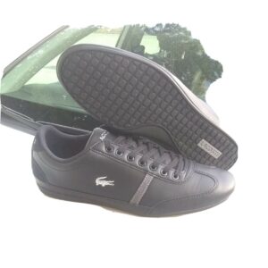 Lacoste Misano sport shoes 8.5 men casual black, grey New