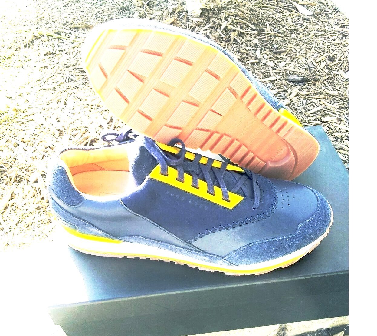 Hugo Boss Zephir Runn ITDC Shoes – Dark Blue – Size 9 US