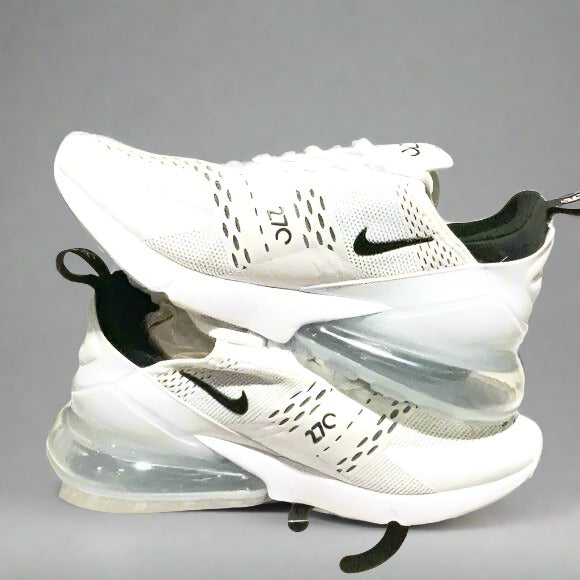 Nike air max 270 black, white running woman shoes size 6.5