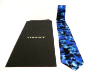 VERSACE TIE MEDUSA Floral Men’s Silk multicolor New