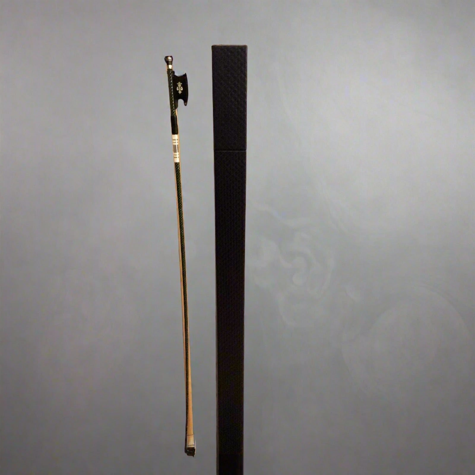 Carbon fiber bow green braided