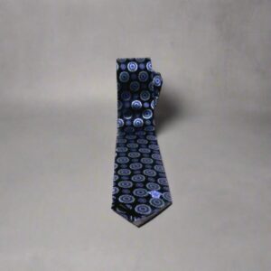 GIANNI VERSACE MEDUSA Blue Men’s 100% silk made in Italy New