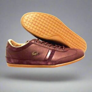 Lacoste casual shoes misano 36 spm dark brown size 7.5 us men