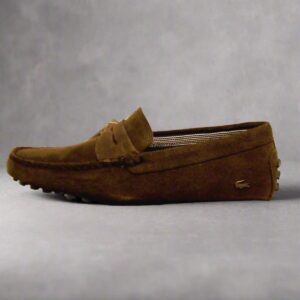 Lacoste shoes slip on size 7.5 brown for men new