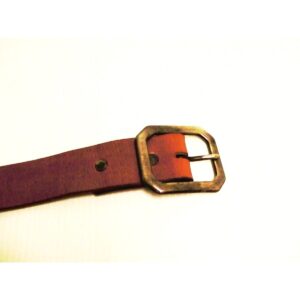 True religion genuine leather belt gunmetal buckle size 32 inch light brown new