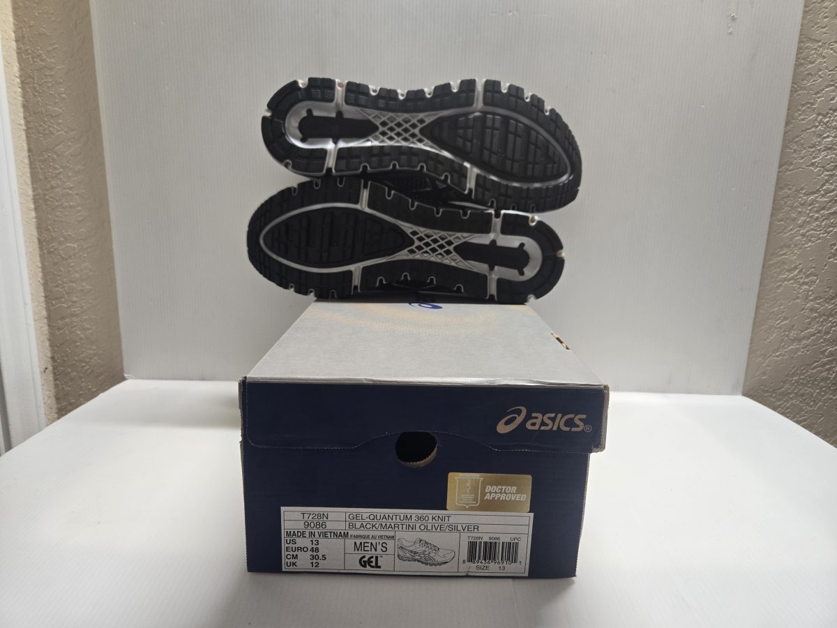 Gel quantum 360 knit Size 13 Men's running shoes olive New 7 Gel quantum 360 knit Size 13 Men's running shoes olive New - Image 5