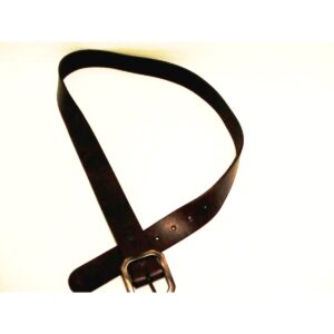 True religion leather belt 30 gunmetal buckle dark brown new