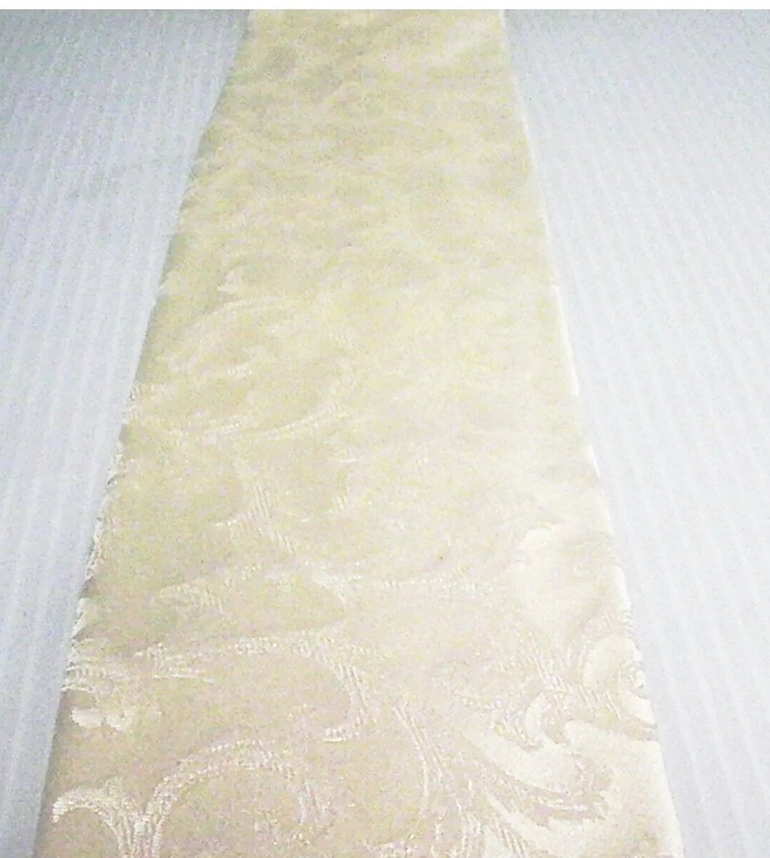 VERSACE MENS TIE MEDUSA 100% SILK OFF WHITE floral - Image 5