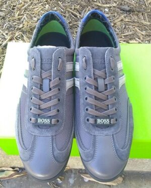 Hugo Boss Stiven Charcoal Men’s Shoes Size 12 New