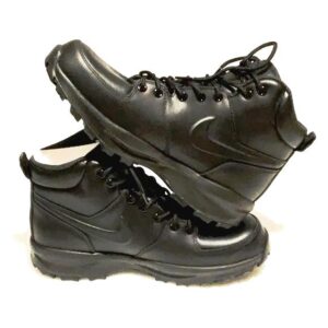Nike Manoa working, hiking black leather boots for men size 11 us