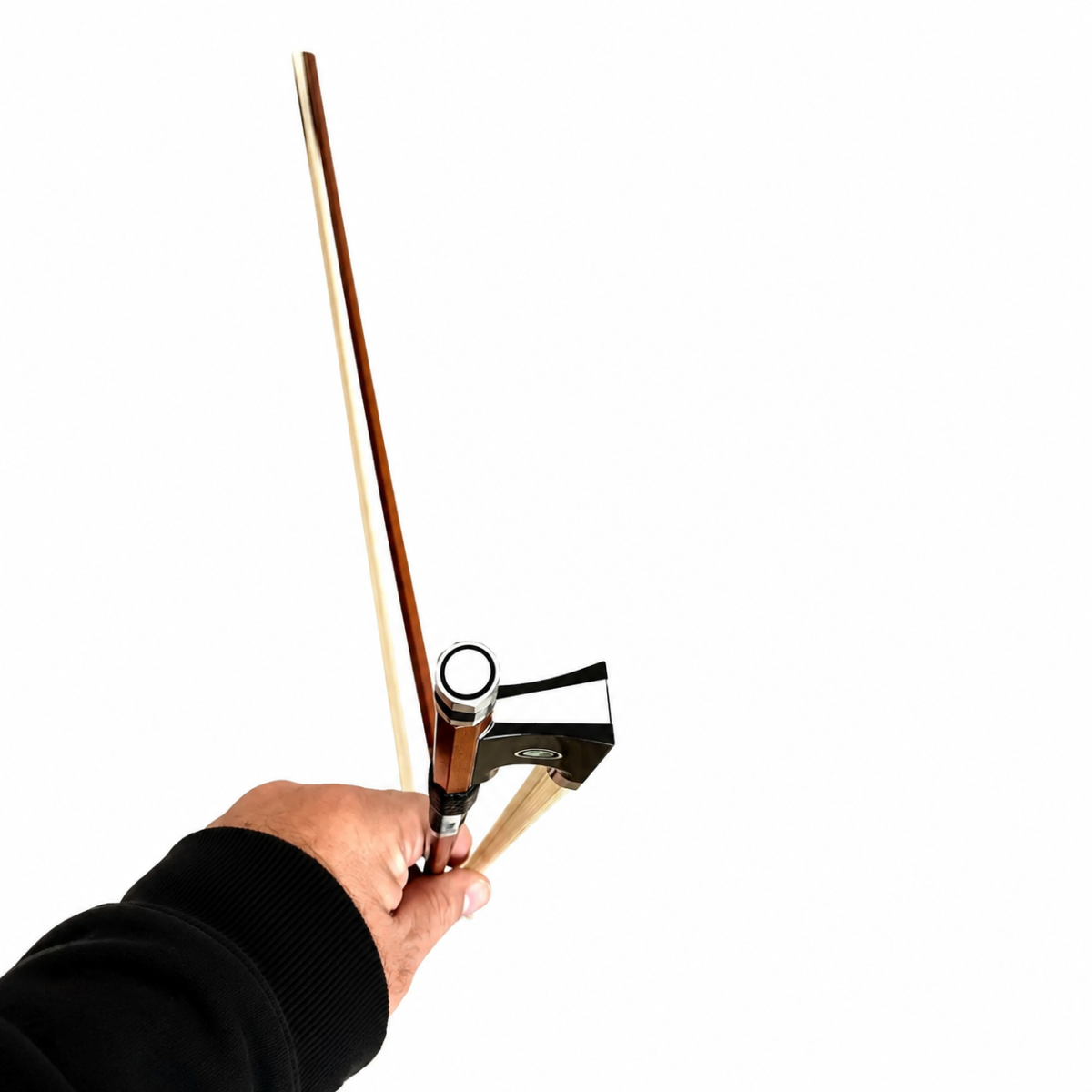 Violin Bow Pernambuco Wood Skin with Carbon Fiber Lizard Leather Grip New 7 Violin Bow Pernambuco Wood Skin with Carbon Fiber Lizard Leather Grip New - Image 5