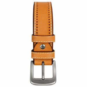 Leather belt tan brown size 40 for men New