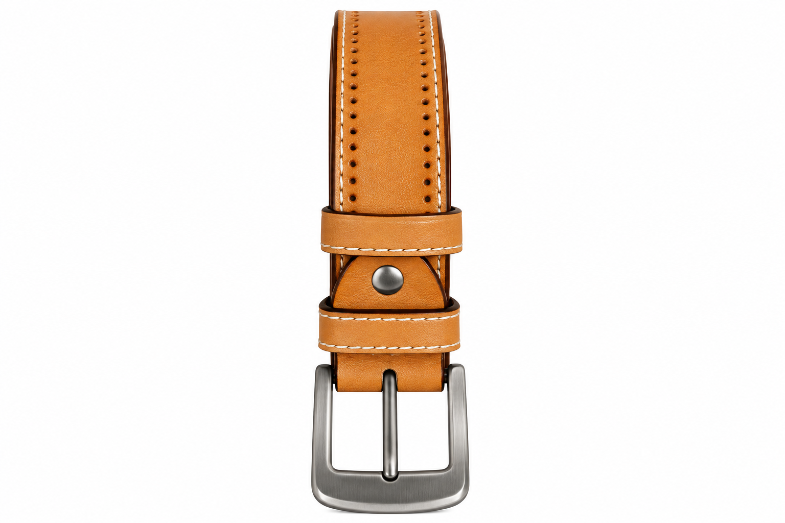 Leather belt tan brown size 40 for men New 3 Leather belt tan brown size 40 for men New