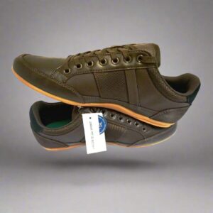 Lacoste men shoes chaymon 116 1 spm leather dark brown black size 8 new