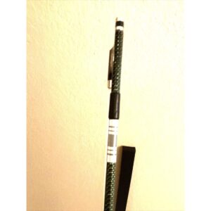 Carbon Fiber Violin Bow 4/4 – Green Braided Design with Hard Case Professional