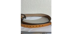 Genuine leather belt tan brown size 38 waist for men