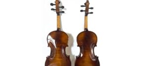 Violin Flamed Handmade Solid Maple, Spruce instrument 4/4 New