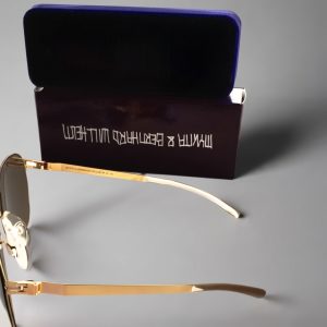 Mykita Schorsch F9-Gold Flash Square Men Sunglasses New