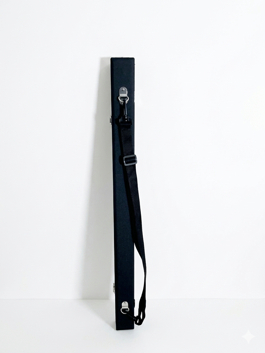 Violin Single Bow Case 4/4 Hard Wood with 2 Latches and Strap New 3 Violin Single Bow Case 4/4 Hard Wood with 2 Latches and Strap New - Image 2
