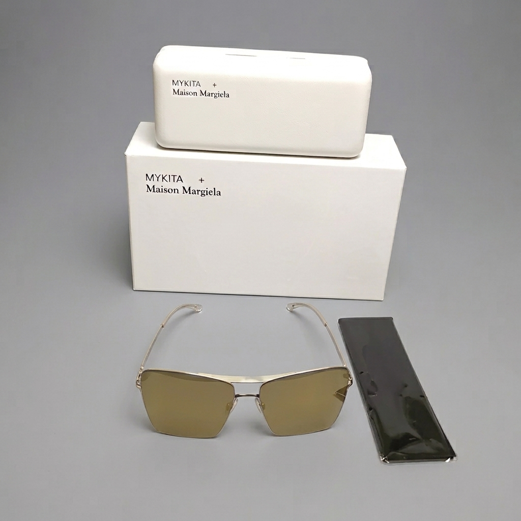 MYKITA MMESSE014 Sunglasses Gold Flash Lenses New 2 MYKITA MMESSE014 Sunglasses – Gold Flash Lenses New