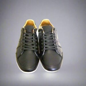 Lacoste Alisos 16 Men’s Black Leather Casual Shoes – Size 10 US