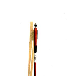 Violin Bow Pernambuco Wood Skin with Carbon Fiber Lizard Leather Grip New