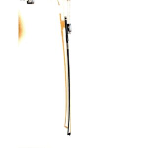 Violin Bow Carbon Fiber Ebony Frog with Sheepskin Grip 4/4 New