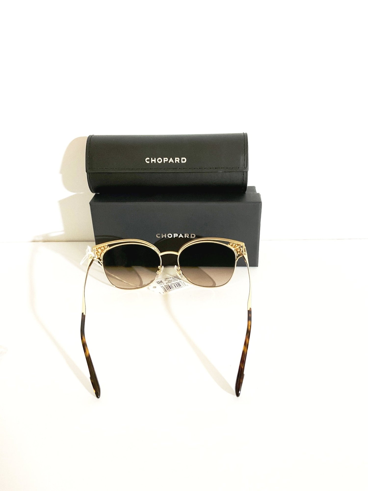 Woman Chopard sunglasses cat eye sch24s 57/17 made in Italy - Image 5