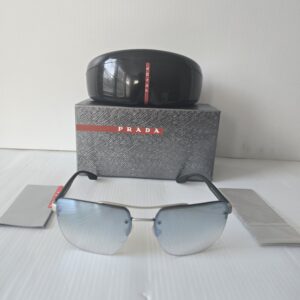 Prada sunglasses 60us polarized square mirror lenses