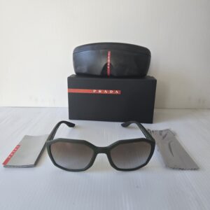 Prada woman sunglasses sps02v green frame made in Italy