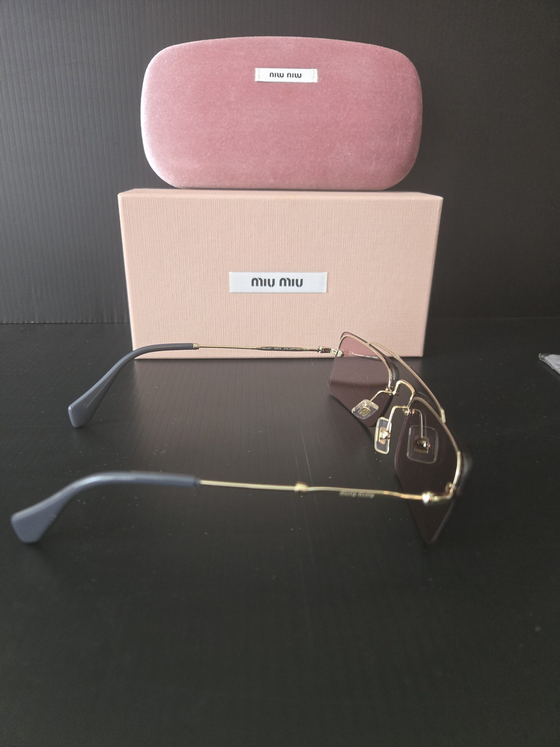 Miu Miu sunglasses 59T woman pink lenses - Image 4