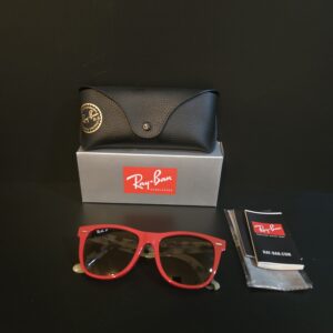 Ray ban rb2140 red frame polarized sunglasses