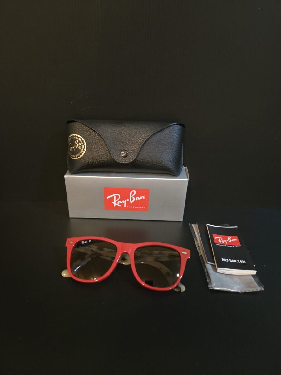 Ray ban rb2140 red frame polarized sunglasses Ray ban rb2140 red frame polarized sunglasses - Image 2