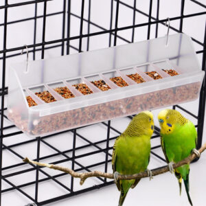 Splash proof Bird Feeder Poultry large size 9.9-inch length 5X pieces New