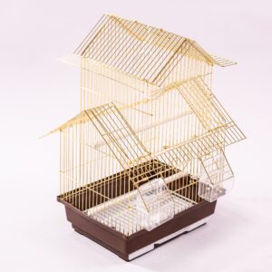 Birdcage Villa Gold for Canaries Parakeets New