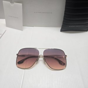 Victoria Beckham Unsex Sunglasses VB 132S Gold Frame New