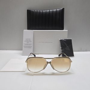 Victoria Beckham VB206S Unisex Sunglasses Honey Lenses New