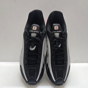 Nike Shox R4 (GS) Silver 7Y Unisex Running Shoes New