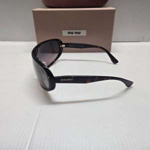 Miu Miu Unisex Sunglasses 06V Brown Tortoise Frame New