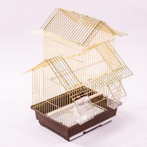 Birdcage Villa Gold for Canaries Parakeets New