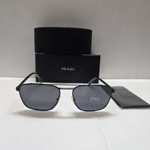 Prada polarized sunglasses 61U 1AB-5Z1 New